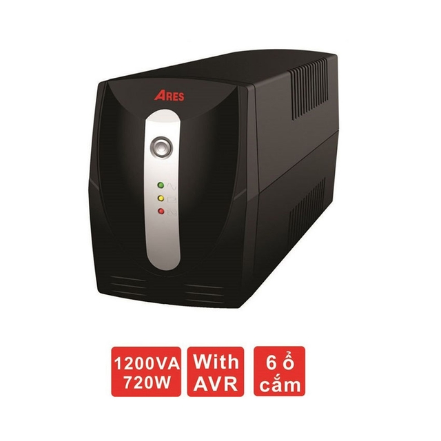 Bộ lưu điện UPS Ares AR2120 (1200VA/720W)