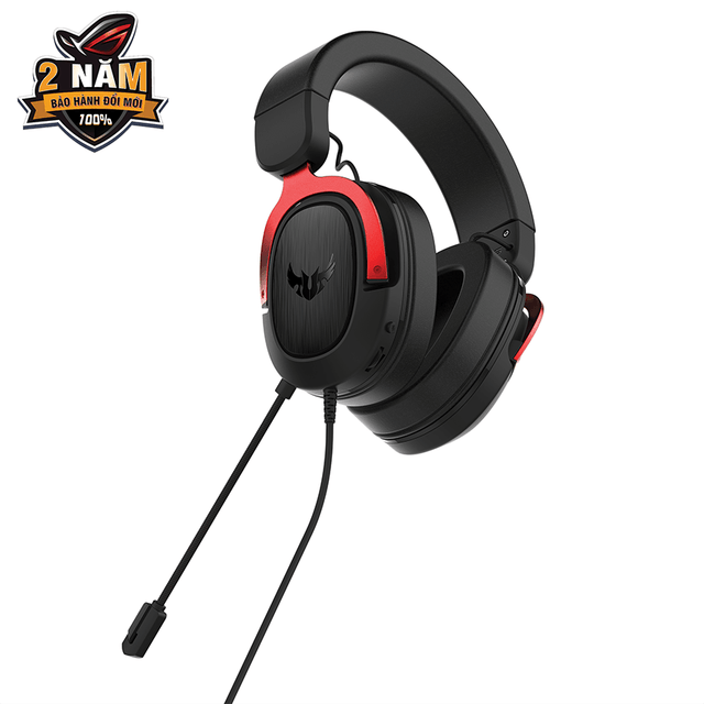 Tai nghe chơi game Asus TUF GAMING H3 Red Đen Đỏ