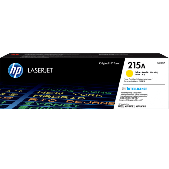 Hộp mực in HP 215A Yellow Original LaserJet ( Màu vàng ) - Dùng cho máy in HP MFP M183/ M255nw/ M255dw