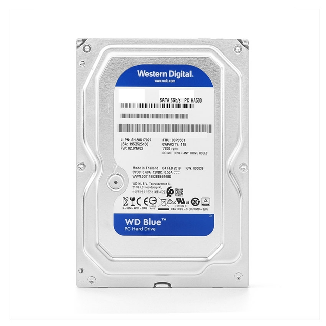 Ổ Cứng HDD Laptop WD 2TB Blue 2.5 inch, 5400RPM, SATA III, 128MB Cache (WD20SPZX)
