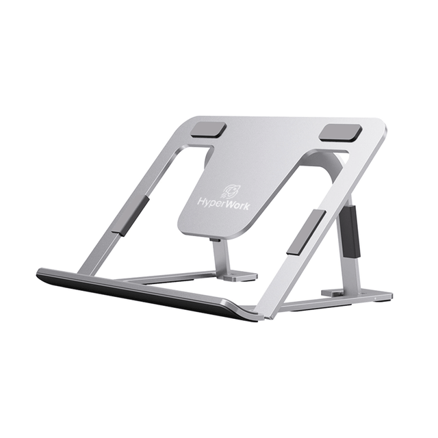 Giá đỡ Ipad, máy tính bảng HyperWork T1 nhôm màu bạc