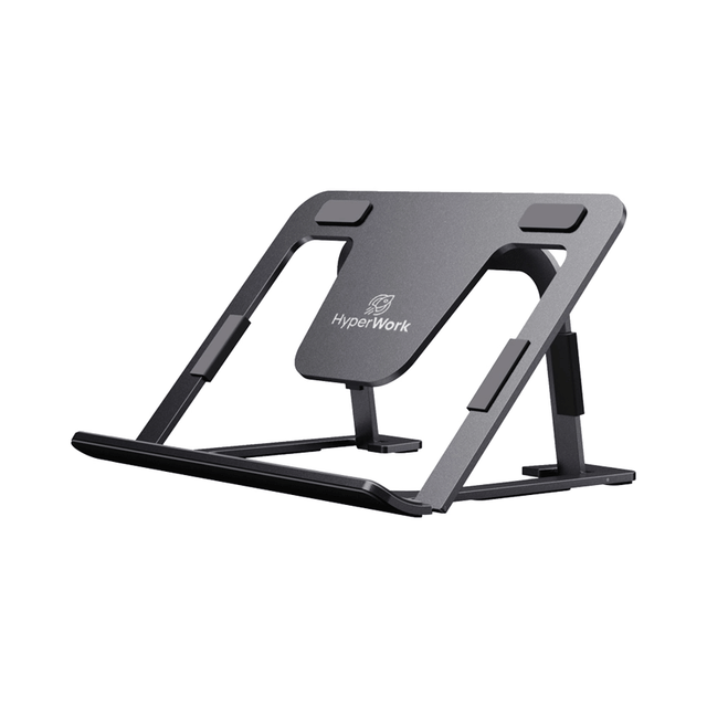Giá đỡ Ipad, máy tính bảng HyperWork T1 nhôm màu xám