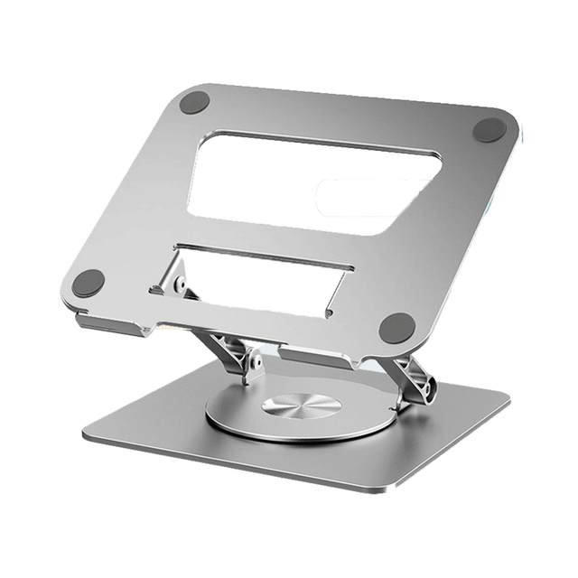 Giá đỡ Laptop/Macbook/Ipad/Tablet Ergotek LS652 Đế Xoay 360 Độ , Hợp Kim Nhôm Màu Bạc