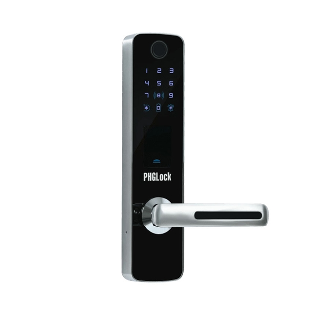 Khóa cửa thông minh PHGLock FP7155 (màu bạc)