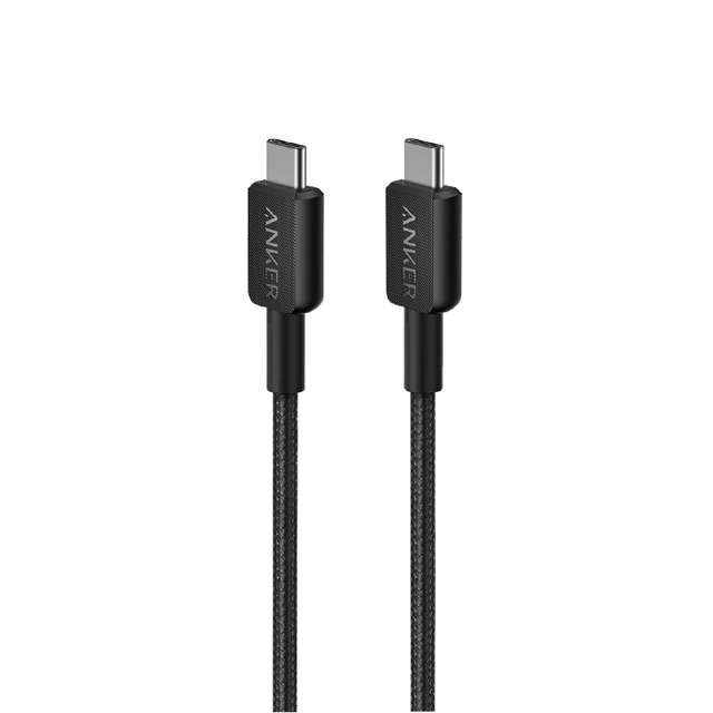 Cáp sạc đa năng Anker 322 A81F5 (0.9m) - Màu đen - Type C  to Type C
