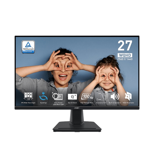 Màn hình MSI Pro MP275Q (27 inch/QHD/IPS/100Hz/1ms/loa)