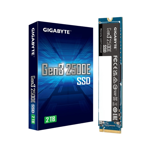 Ổ Cứng SSD Gigabyte 2500E 2TB – M.2 2280 PCIe Gen3 x4 (Đọc 2400MB/s - Ghi 2000MB/s - (G325E2TB)
