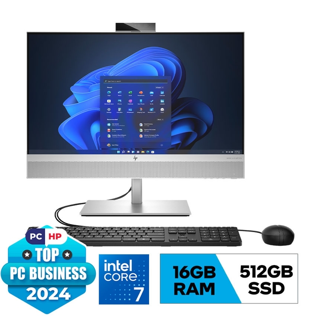PC HP EliteOne 840 G9 AIO (8W2Z8PA) ( i7-13700/16G/512GSSD/23.8FHDT/FP/Wlax/BT/WL_KB &amp;M/W11Pro/3Yonsite/BẠC)
