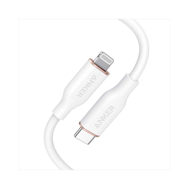 Cáp sạc Anker PowerLine III C-C 0.9m FLOW màu trắng (white) B2B_A8552H21