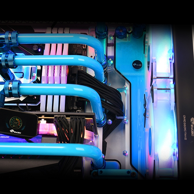 Trọn bộ tản nhiệt nước Custom Bykski x Corsair 4000D DIY KIT - Black