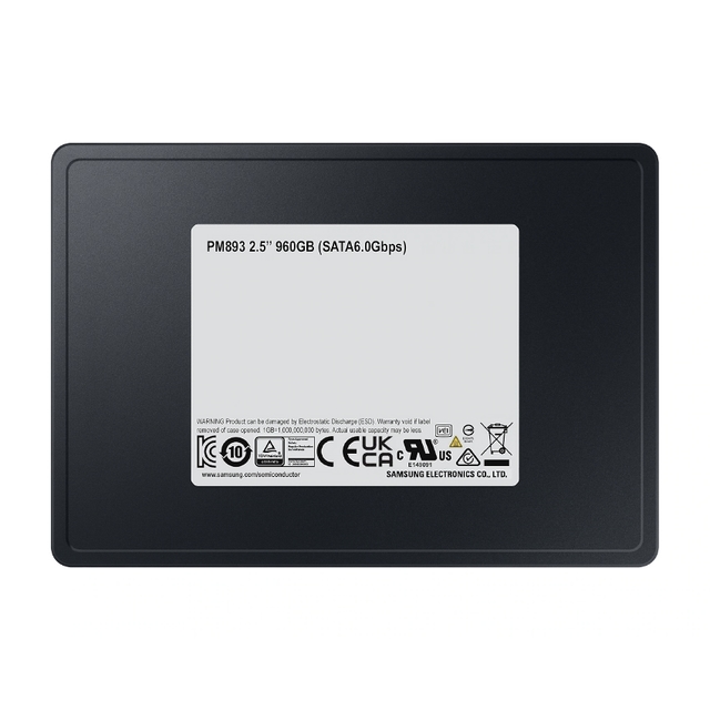 SSD Samsung PM893 960GB 2.5&quot; SATA V4 TLC VNAND Enterprise