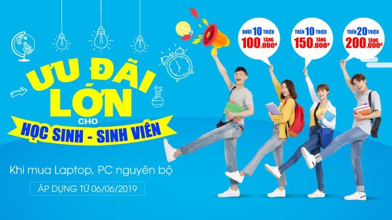 Chương trình khuyến mãi “Ưu đãi sinh viên - Tặng ngay tiền mặt”