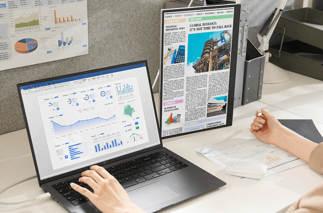 LG Gram + View 16 inch gọn nhẹ đến bất ngờ