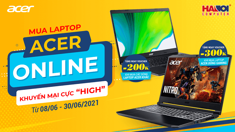 Mua Acer Online - Khuyến mại cực High